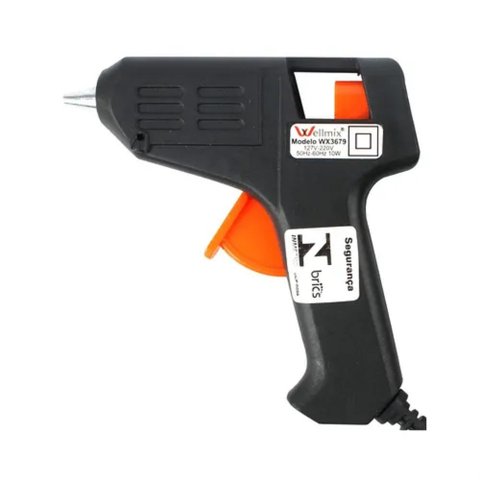 Aplicador Cola Quente Pequena 10W Artesanato Tomada Portátil Profissional Aquecimento Suporte Wellmi