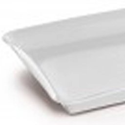 Kit 5 Bandejas Plásticas 38x16cm Brancas Slim Decorativa Uz Servir Organizar - 3