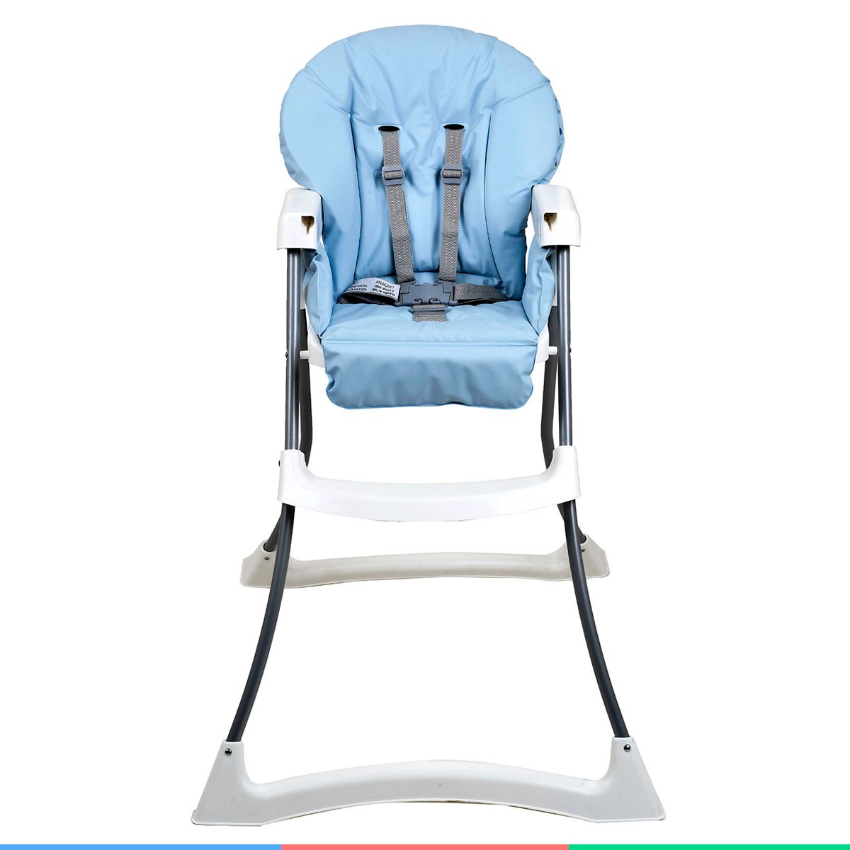 Cadeira Alimentação Refeição Infantil Bebê 6-36M 15kg Reclinável Papa&Soneca+ Baby Blue - 8