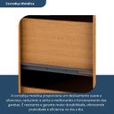 Ver imagem 6 de Armário Multiuso 2 Portas 1 Gaveta Advantage Branco/Freijó/Off-White