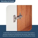 Ver imagem 7 de Armário Multiuso 2 Portas 1 Gaveta Advantage Branco/Freijó/Off-White
