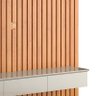 Painel Ripado 180x184cm Para TV 75 Polegadas Antares Patrimar - 5
