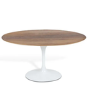 Ver imagem 1 de Mesa de Jantar Tulipa Saarinen Oval 235x122cm Mezzo Castani - Branco