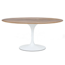 Ver imagem 2 de Mesa de Jantar Tulipa Saarinen Oval 235x122cm Mezzo Castani - Branco