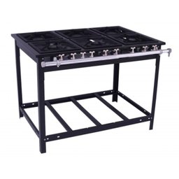 Fogao Gas 6 Bocas 3 Bocas Duplas Espera para Forno Venancio - 1