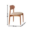 Ver imagem 2 de Conjunto com 2 Cadeiras em Madeira Maciça Hope