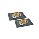 Ver imagem 3 de Kit 2 Prato Retangular Bandeja de Servir Pedra Sabão 20x30cm