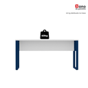 Ver mais imagens de Mesa Madeira M150/70P25TUB 150cm Industrial Branco e Azul Delrei