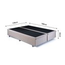 Ver imagem 1 de Base Box Baú Casal Bipartido 138x188x42cm com Pistão a Gás