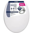 Ver imagem 2 de Assento Sanitário Soprado Modelo Básico Cor Branco Gelo Linha Primafer Atlas