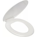 Ver imagem 1 de Assento Sanitário Soprado Modelo Básico Cor Branco Gelo Linha Primafer Atlas