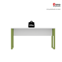 Ver mais imagens de Mesa Madeira M150/70P25TUB 150cm Industrial Branco e Verde Miró