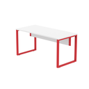 Ver imagem 6 de Mesa Madeira M150/70p25tub 150cm Industrial Branco E Vermelho