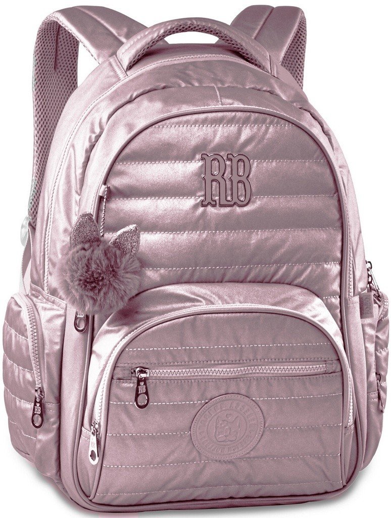 Mochila Feminina Escolar Notebook Juvenil Rebecca Bonbon Grande Costa Nova Luxcel Moderna Chaveiro - - 1