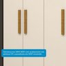 Guarda-roupa Casal 164,10cm 6 Portas 2 Gavetas 100% Mdf Papoulas Espresso Móveis - 5
