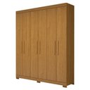 Ver imagem 2 de Guarda-roupa Casal 164,10cm 6 Portas 2 Gavetas 100% Mdf Papoulas Espresso Móveis