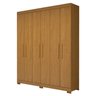 Guarda-roupa Casal 164,10cm 6 Portas 2 Gavetas 100% Mdf Papoulas Espresso Móveis - 2