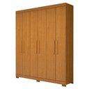 Ver imagem 2 de Guarda-Roupa Casal 6 Portas 2 Gavetas 100% MDF 164cm Papoulas Espresso Móveis Marrom/Cinamomo