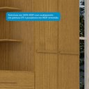 Ver imagem 5 de Guarda-roupa Solteiro 110,20cm 2 Portas 4 Gavetas com Espelho 100% Mdf 