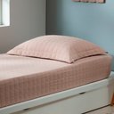 Ver imagem 2 de Colcha Solteiro Slip 200 Fios 100% Algodão Zapt Zum 02 Peças - Rosa Chá