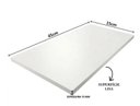 Ver imagem 3 de Kit 4 Prateleiras Decorativas 45x15 cm MDF Branco para Parede Sala Quarto Cozinha Escritório
