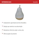 Ver imagem 2 de Adorno Decorativo de Cimento Cinza 16x9x9cm Enfeite Mesa Estante Sala Decoração