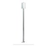 Cesto Individual Lixeira Coleta Seletiva 40 Litros Com Poste:Branco - 4