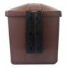 Cesto Individual Lixeira Coleta Seletiva 40 Litros Com Poste:Branco - 2