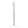 Cesto Individual Lixeira Coleta Seletiva 40 Litros Com Poste:Branco - 6