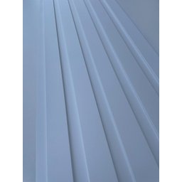 Painel Ripado Versátil: 03 unid. 270x27cm larg. Talatto Painéis Branco TX - 1