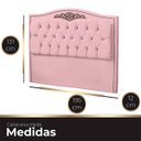 Ver imagem 3 de Cabeceira King Size Estofada para Cama Box Maitê Veludo Ateliê do Conforto Cabeceira King Estofada C