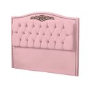Ver imagem 1 de Cabeceira King Size Estofada para Cama Box Maitê Veludo Ateliê do Conforto Cabeceira King Estofada C