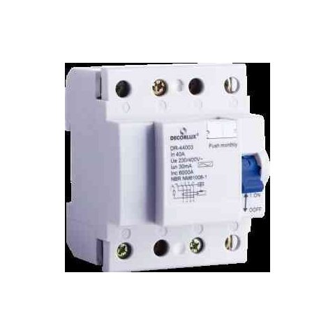 INTERRUPTOR DR BIPOLAR 40A 4POLOS