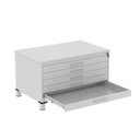 Ver imagem 4 de Mapoteca Mont 5 Gavetas 71,3cm x 120,4cm Aço Cinza