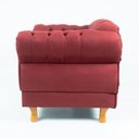 Ver imagem 4 de Kit 2 poltronas Chesterfield Capitonê Elisabeth Suede Bordo Decoração, Recepção, Salas de Tv e Estar