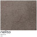 Ver imagem 5 de Poltrona Orgânica Mabel Base Fixa Bouclé Marrom - Nexta Casa