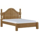 Ver imagem 2 de Cama Casal de Madeira Maciça Clássica para Colchão 138x188 Zahav F06 Freijó - Lyam Decor