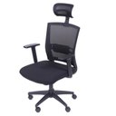 Ver imagem 6 de Kit 2 Cadeiras Escritorio Presidente Ergonômica NR17 Tela Mesh 3317 Preto