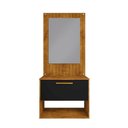 Ver imagem 7 de Conjunto Gabinete com Espelheira para Banheiro Orion Naturalle Preto Fosco