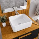 Ver imagem 5 de Conjunto Gabinete com Espelheira para Banheiro Orion Naturalle Preto Fosco