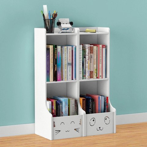 Organizador de Livros e Brinquedos Enzo 100% Mdf