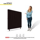 Ver imagem 3 de Cabeceira Cama Box Casal King Size Itália 193cm Marrom