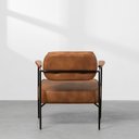 Ver imagem 2 de Poltrona Hall Pu Caramelo Poltrona Hall Pu - Caramelo Abra Casa