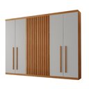Ver imagem 2 de Guarda Roupa Casal Orion Mdf com 6 Portas e 4 Gavetas
