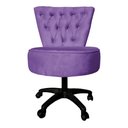 Ver imagem 3 de Kit Maca Estética Capitonê com Mocho e Escadinha 70 Cm Roxa Slk Decor Reta