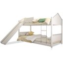 Ver imagem 1 de Beliche Solteiro com Escorregador Exclusiva Casinha - Branco