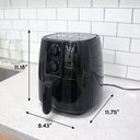 Ver mais imagens de Elite Gourmet Eaf-4617x Fritadeira Elétrica sem Óleo 4 Quartos Preto