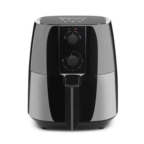 Elite Gourmet Eaf-4617x Fritadeira Elétrica sem Óleo 4 Quartos Preto