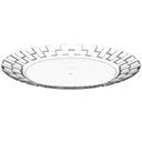 Ver imagem 2 de Conjunto 12 Pratos Grandes Plástico Resistente 26cm Transparentes Crippa