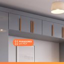 Ver imagem 5 de Guarda Roupas Modulado Closet Quarto Completo 9 Portas com Espaço para Cama Queen 1,58m Madrid